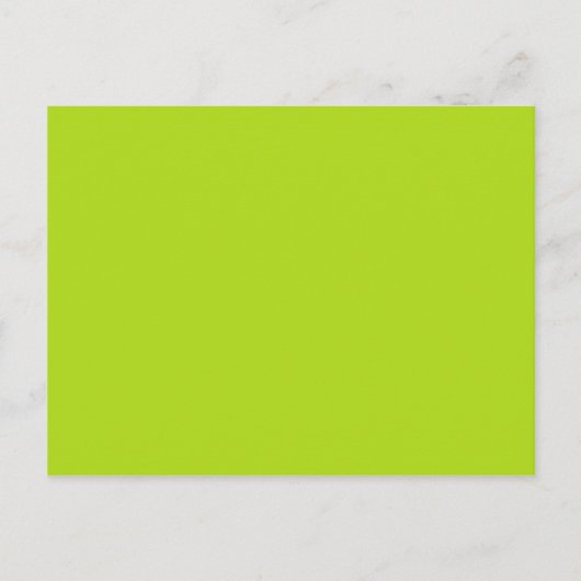 Carte Postale SEULEMENT COULEUR - vert clair (Devant)