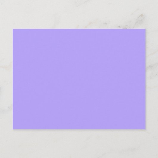 Carte Postale SEULEMENT COULEUR - violet clair (Devant)