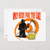 Carte Postale Seulement Ici Pour Le Gâteau (Devant / Derrière)