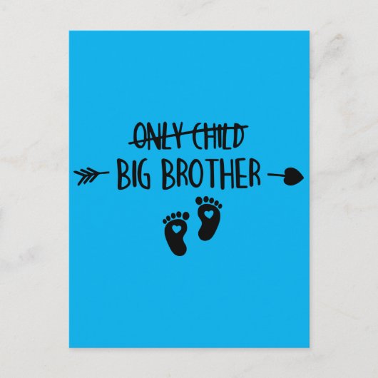 Carte Postale Seulement les enfants traversent maintenant Big Br (Devant)