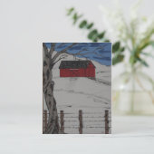 Carte Postale Seulement un jour d'hiver (Debout devant)