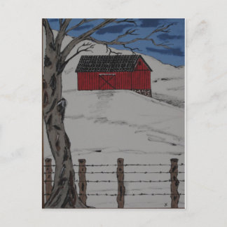 Carte Postale Seulement un jour d'hiver