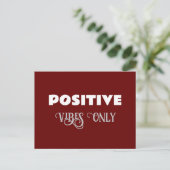 Carte Postale Seules les ondes positives (Debout devant)