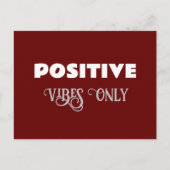 Carte Postale Seules les ondes positives (Devant)