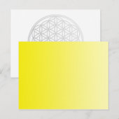 Carte Postale SEULS gradients de COULEUR - citron (Devant / Derrière)