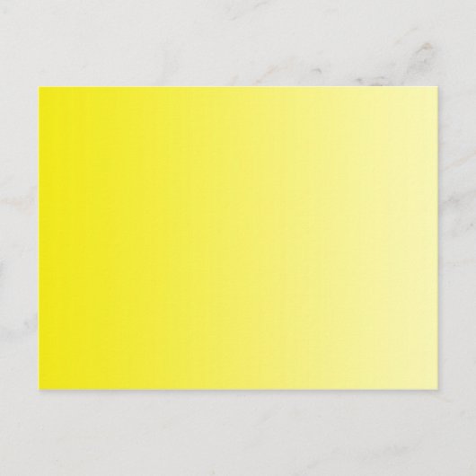 Carte Postale SEULS gradients de COULEUR - citron (Devant)