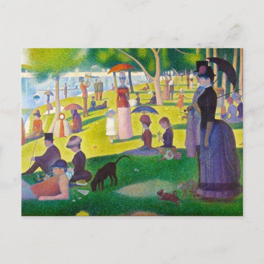 Carte postale Seurat La Grande Jatte (Devant)