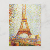 Carte Postale Seurat : La Tour Eiffel (Devant)
