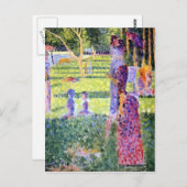 Carte Postale Seurat : Le couple (Devant / Derrière)