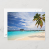 Carte Postale Sévasion maldivienne (Devant / Derrière)