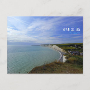 Carte Postale Seven Sisters, Sussex