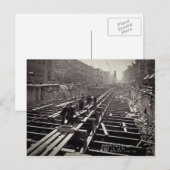 Carte Postale Seventh Avenue et métro 24-25th Streets (Devant / Derrière)