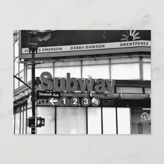 Carte Postale Seventh Avenue Subway 