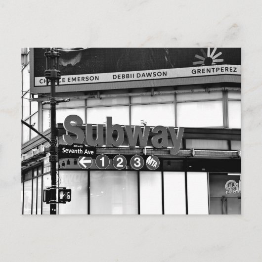 Carte Postale Seventh Avenue Subway  (Devant)