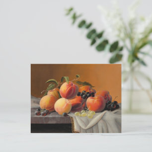 Carte Postale Severin Roesen - Pêches, raisins, pommes
