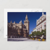Carte Postale Sevilla, Espagne | La Giralda (Devant / Derrière)