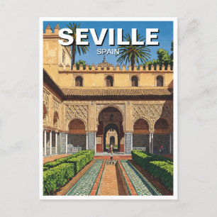 Carte Postale Séville Espagne Real Alcazar