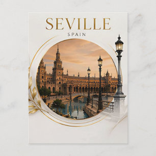 Carte Postale 🌺 Séville Plaza De España Voyage Espagne 🇪🇸