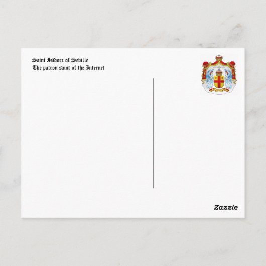 Carte Postale Séville Saint Isidore (Dos)