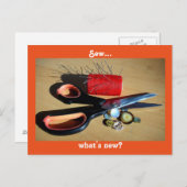 Carte Postale Sew...What's New (Devant / Derrière)