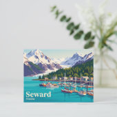 Carte Postale Seward, Alaska États-Unis (Debout devant)