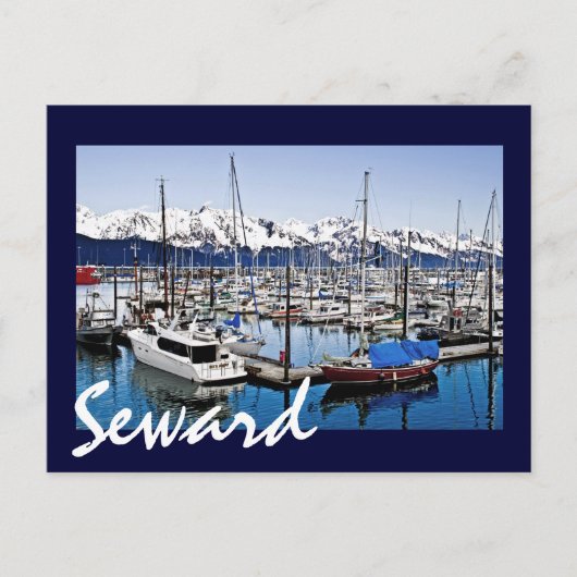 Carte Postale Seward, Alaska, États-Unis (Devant)
