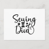 Carte Postale Sewing (Devant)