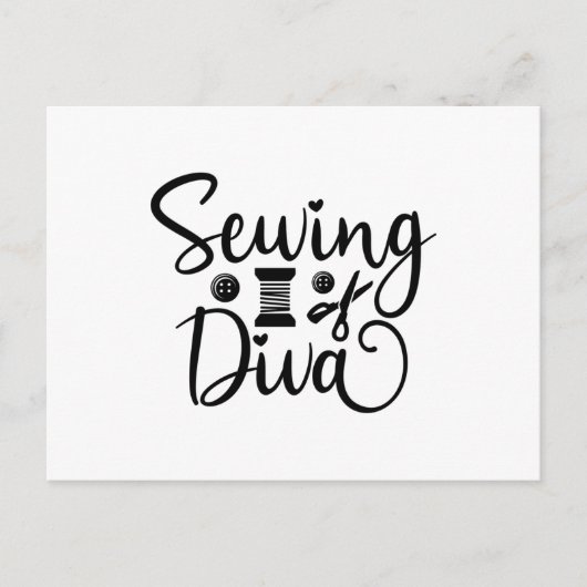 Carte Postale Sewing (Devant)