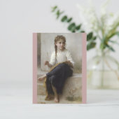 Carte Postale Sewing by William-Adolphe Bouguereau (Debout devant)