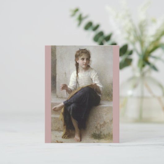 Carte Postale Sewing by William-Adolphe Bouguereau (Debout devant)