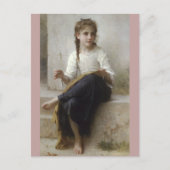 Carte Postale Sewing by William-Adolphe Bouguereau (Devant)