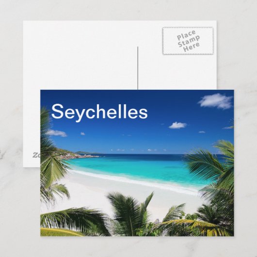Carte Postale Seychelles (Devant / Derrière)