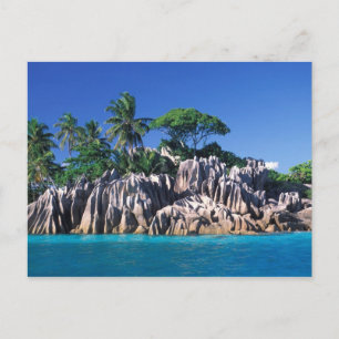 Carte Postale Seychelles. Îlot St. Pierre (près de Praslin)