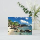 Carte Postale Seychelles, Mahe Island, Anse Royale Beach. 3 (Debout devant)