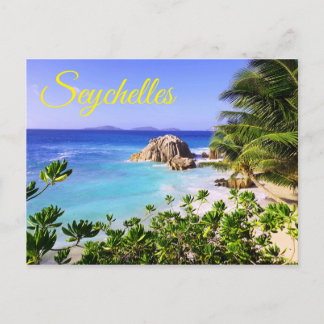 Carte Postale Seychelles Tropical Island Beach