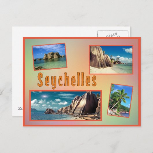 Carte postale seychelloise (Devant / Derrière)