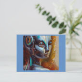 Carte Postale SF - Héros de l'intelligence artificielle 3 (Debout devant)