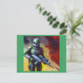 Carte Postale SF - Héros militaire 2 (Debout devant)