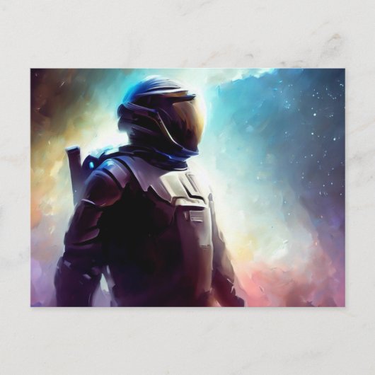 Carte Postale SF Space Hero 3 (Devant)