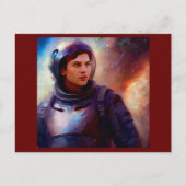 Carte Postale SF Space Hero 4 (Devant)