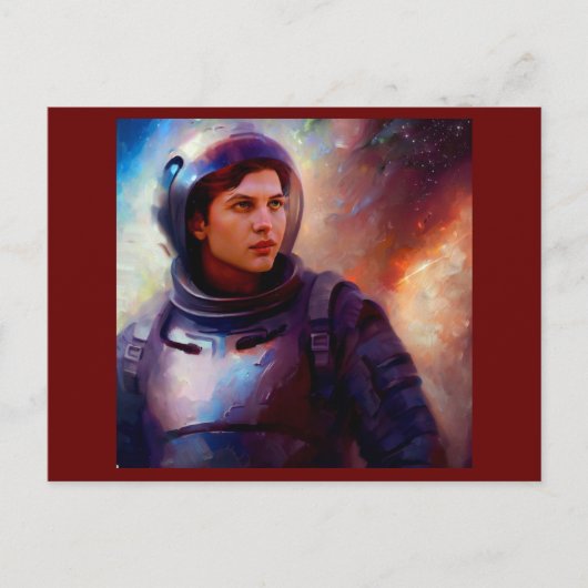 Carte Postale SF Space Hero 4 (Devant)