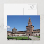 Carte Postale Sforza Castle - Milano, Italia - Postcard (Devant / Derrière)