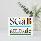 Carte Postale Sgab attitude (Debout devant)