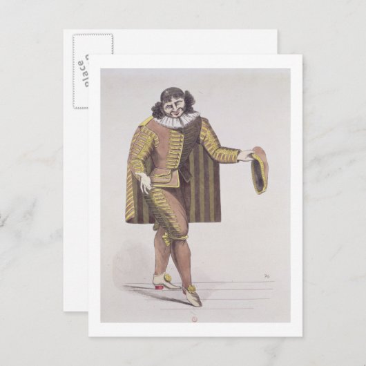 Carte Postale Sganarelle dans 'L'Ecole des Maris' par Molière, p (Devant / Derrière)