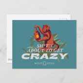 Carte Postale Sh*t est sur le point de devenir fou - Le Lotus Bl (Devant / Derrière)