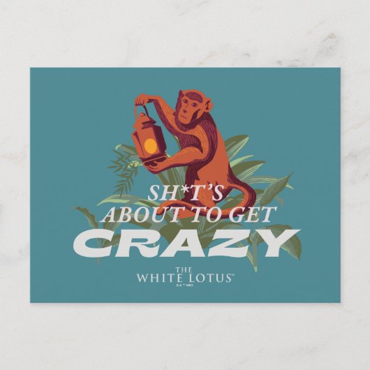 Carte Postale Sh*t est sur le point de devenir fou - Le Lotus Bl (Devant)