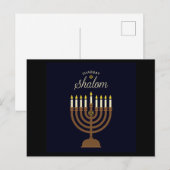 Carte Postale Shabat Shalom (Devant / Derrière)