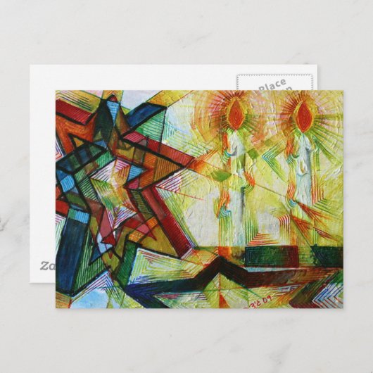 Carte Postale Shabbat (Devant / Derrière)