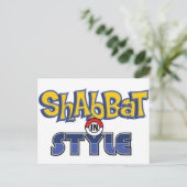 Carte Postale Shabbat Style (Debout devant)