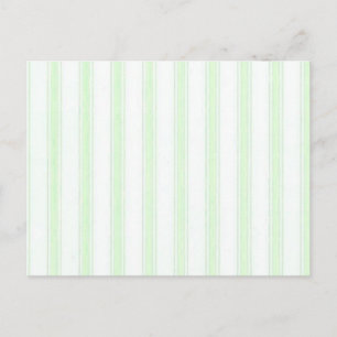 Carte Postale Shabby Chic Vert clair et Blancs